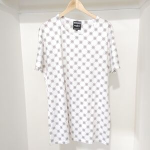 barabas | mens white logo shirt